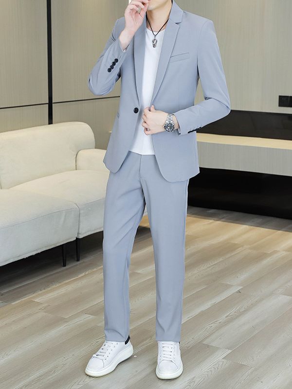 H17 Casual formal three-piece business suit jacket for men
