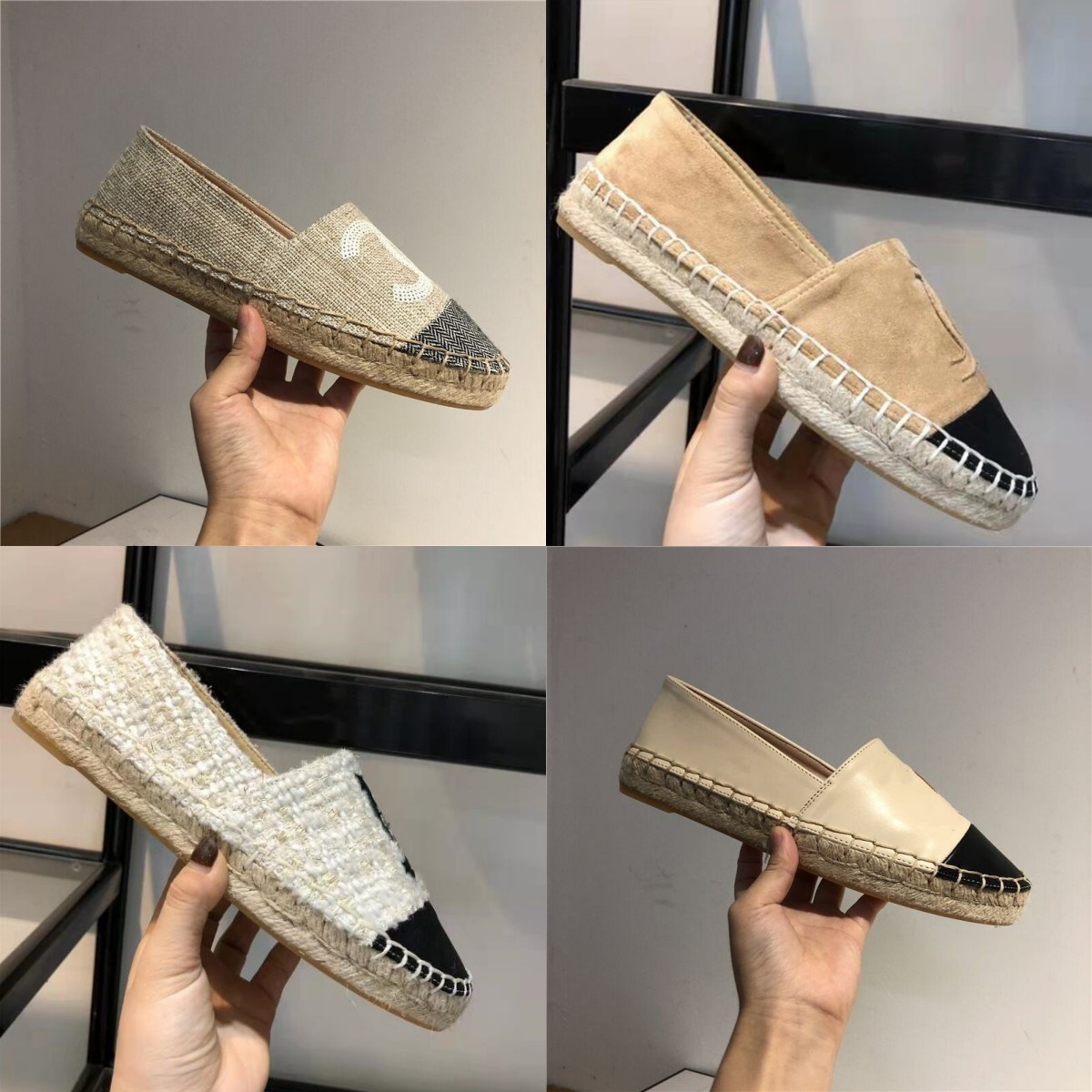 ballet flat designer shoes loafers heel pumps boat shoe Lady leather Lazy dance loafers Large Leather sole sheepskin heel flat luxury heel designer shoes