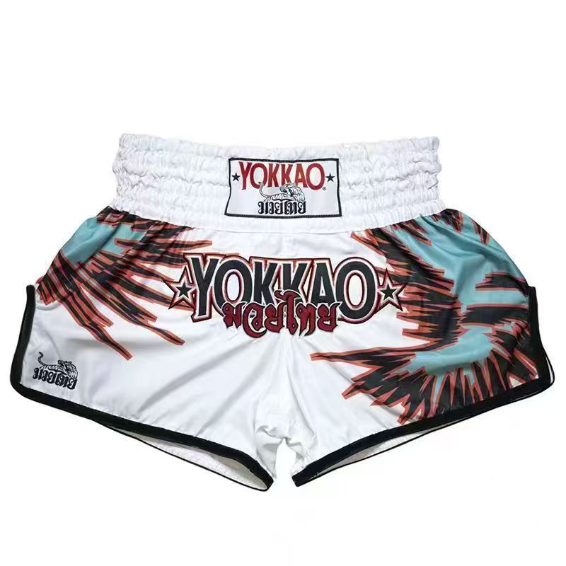 Boxing Shorts YOKKAO Pants Sanda Training Clothes Muay Thai Shorts Combat Pants MMA Fighting S-4XL