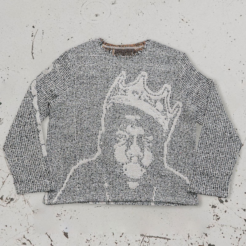 Sweatshirt Y2K Clothes American Gothic Hip Hop 3D Digital Graphics Oversized Sweatshirt Mens Womens Round Neck Long Sleeve Tops