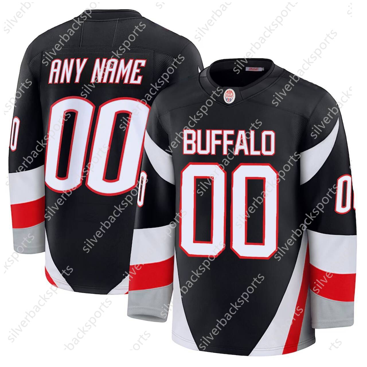 72 Tage Thompson 2024-25 New Hockey Zach Benson Alex Tuch Devon Levi Luukkonen Jack Quinn JJ Peterka Greenway Peyton Krebs Jersey