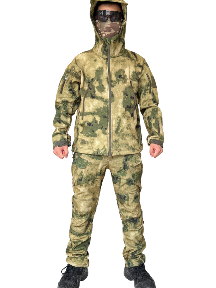 Mens Hudson Waterproof and Warm Hunting Jacket designer hoodie men clothing retro camouflage oversized zipper sweatshirt american street hip hop stree