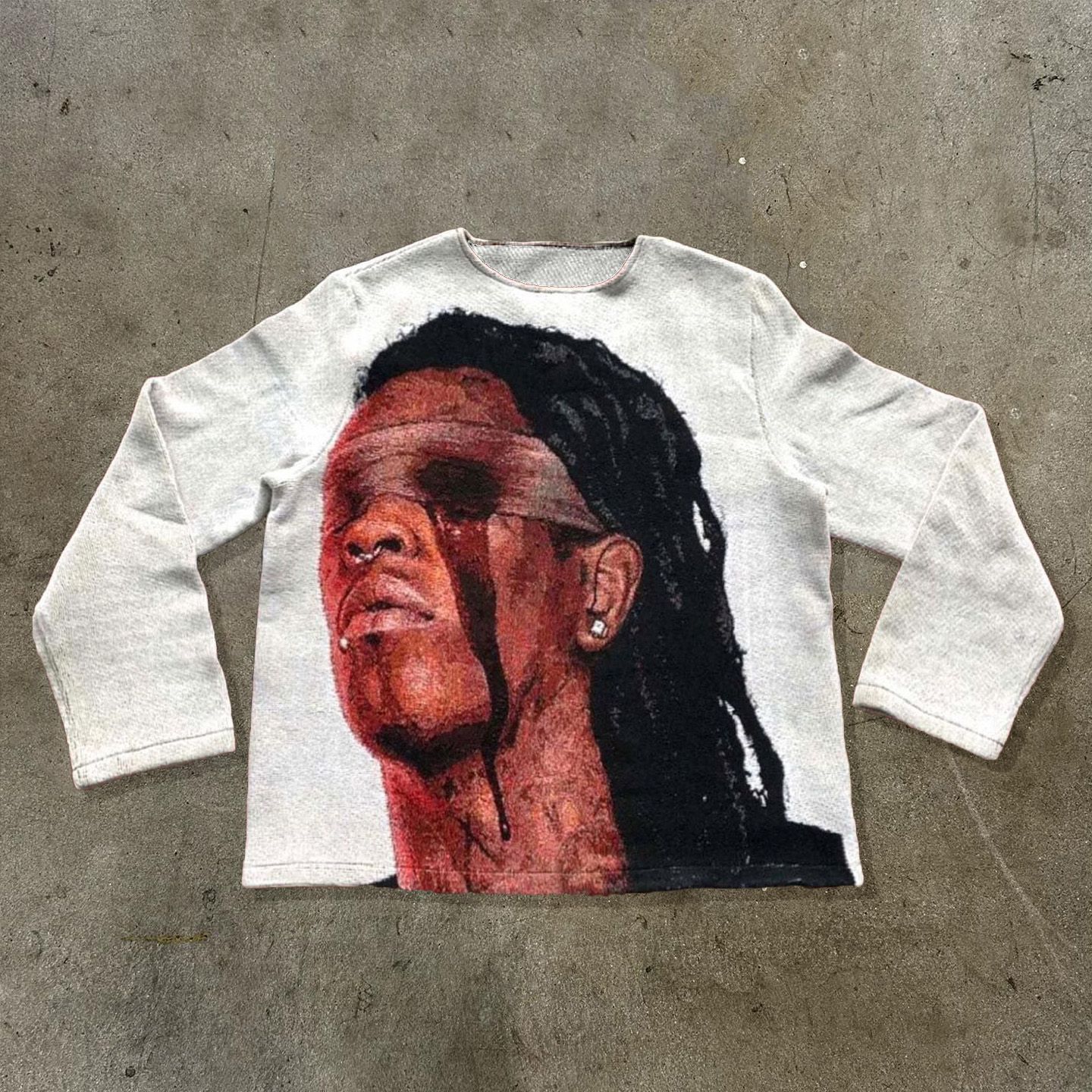 Sweatshirt Y2K Clothes American Gothic Hip Hop 3D Digital Graphics Oversized Sweatshirt Mens Womens Round Neck Long Sleeve Tops