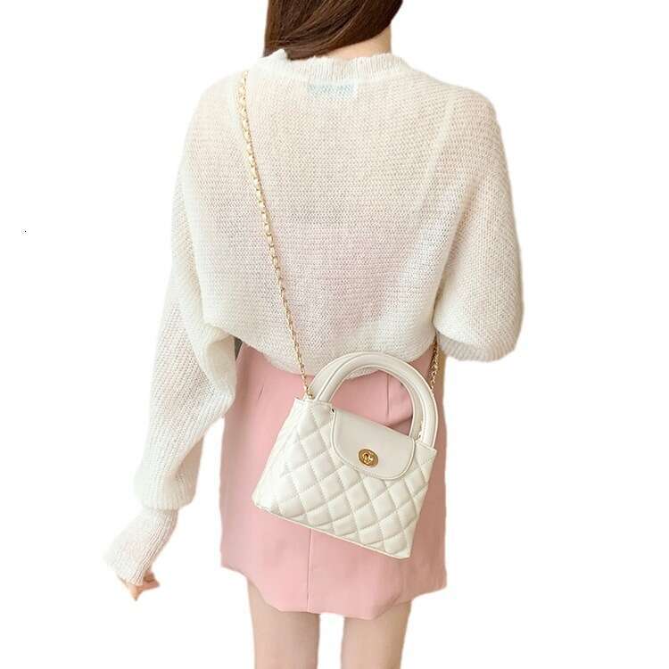 women Shoulder bag Chain for Women's Korean Edition Simple and Fashionable Handheld with High Quality Single Shoulder Crossbody Bag Tide