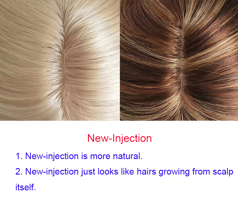 Virgin Clip In Hair Topper for Thinning Hair Natural Black Womens Human Hair silk base Topper 6X6"