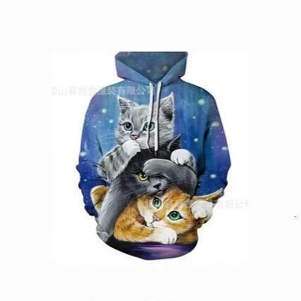 2024 new European American Christmas themed long sleeved hooded loose top men's and women's hoodies 3D printed