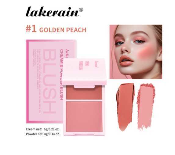 lakerain blush Cream Powder 2 in 1 Hydrating Delicate Blush Plate patrick ta blush XJ241202