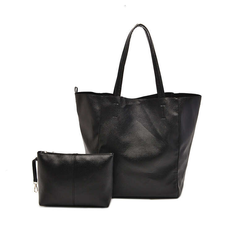 European And American Retro Style New Bag Women's Soft Leather Large Capacity Shoulder Tote Bags