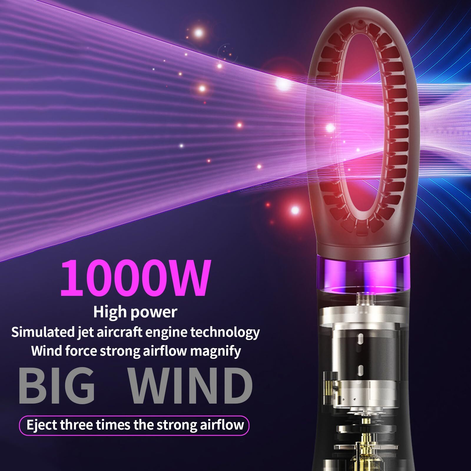 5 In 1 Negative Ionic Electric Brushes,Removable Dryer For Fast Drying,Low Noise Hair Curler/Straighteners Tools Salon