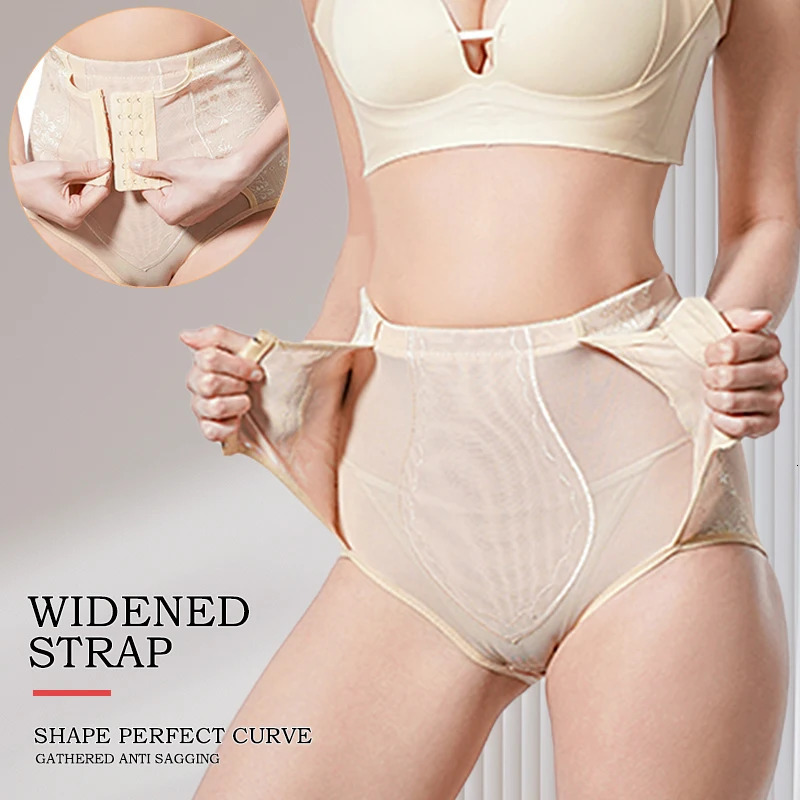 Butt Lifter Panties High Waist Tummy Control Body Shaper Cincher Panty Girdle Shapewear Underwear 241121