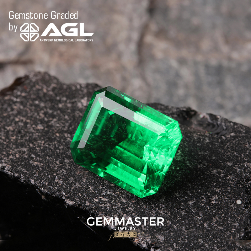 Emerald Cut Lab Grown Emerald VVS VS Green Gemstone Colombia Color Hydrothermal Lab Emerald With Certificate loose Emerald