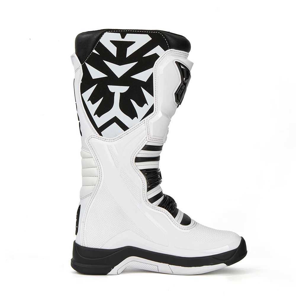 Motorcycle Footwear Mens Motorcycle Protective Boots Professional Outdoors Motocross Racing Long Boots Anti Slip Breathable Motos Shoes S2411222
