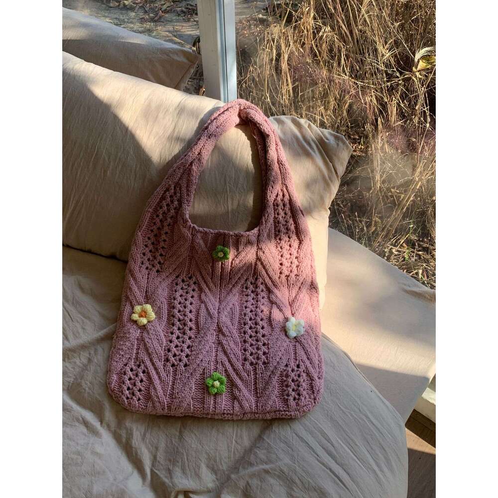 New Knitted Wer Niche Versatile Women's Premium Shoulder Bag B2