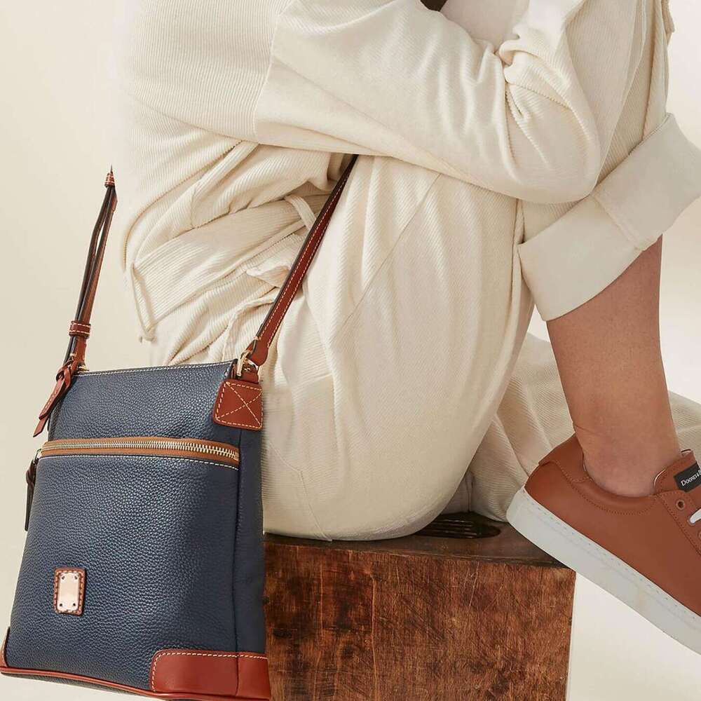 European And American Retro Pebble Lychee Grain Texture Crossbody Women's Bag Multi Colored B1