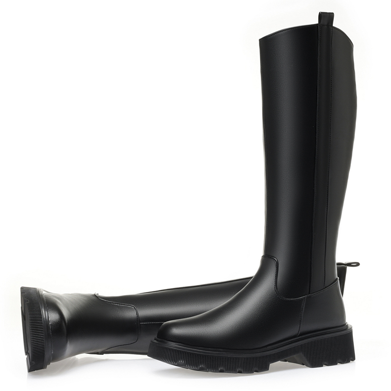 AIYUQI Winter Female Genuine Leather 2024 New Wool Warm High Platform Large Size 41 42 43 Women Snow Boots