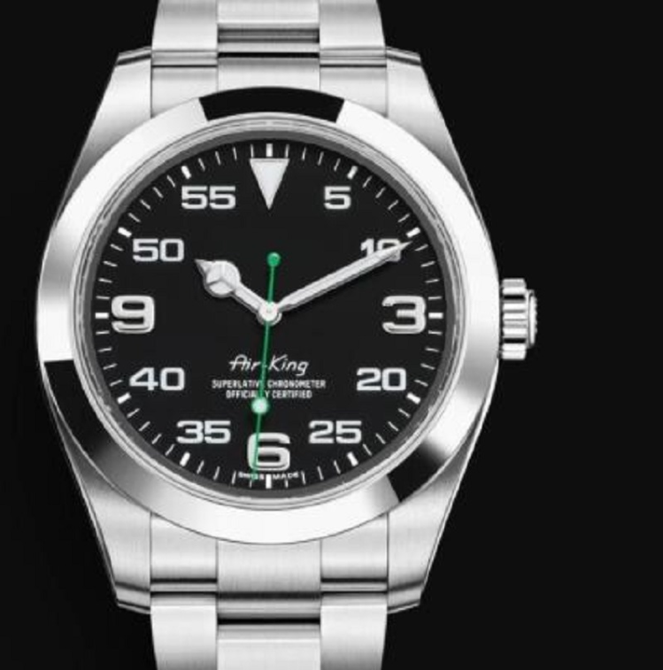 NEW top men watch AIRKING series 40MM sapphire mirror MASTER 116900 automatic mechanical movement high quality 316L stainless steel watch band