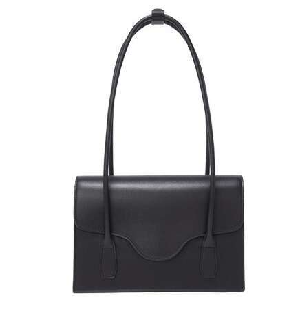Leather women's shoulder bag, portable envelope, fashionable and simple armpit bag, crossbody bag