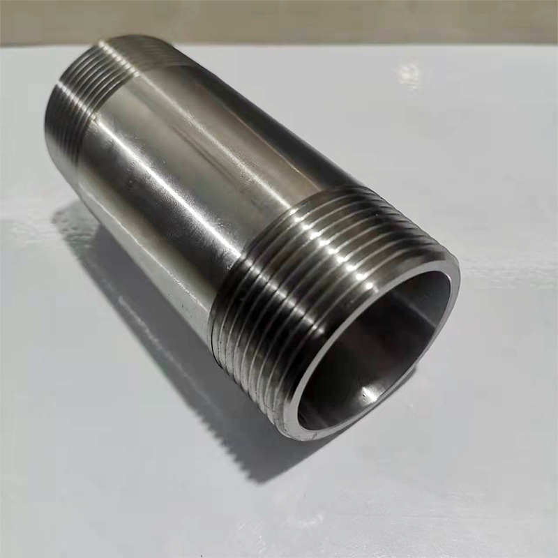 Sturdy 304 Stainless Steel Double End Threaded Extension Tube for Car Plumbing Connections