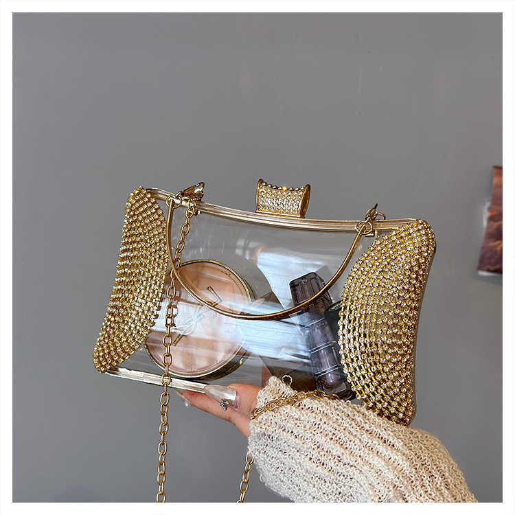 2024 new banquet bag, high-end fashion chain bag, personalized Korean version women's bag