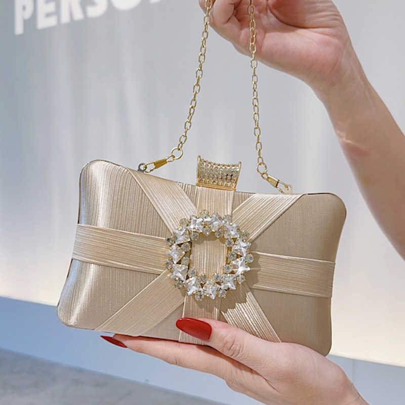 Sunflower woven metal hand-held bag with diamond inlaid square box bag, elegant dress bag, party, annual meeting, evening dress bag 241203