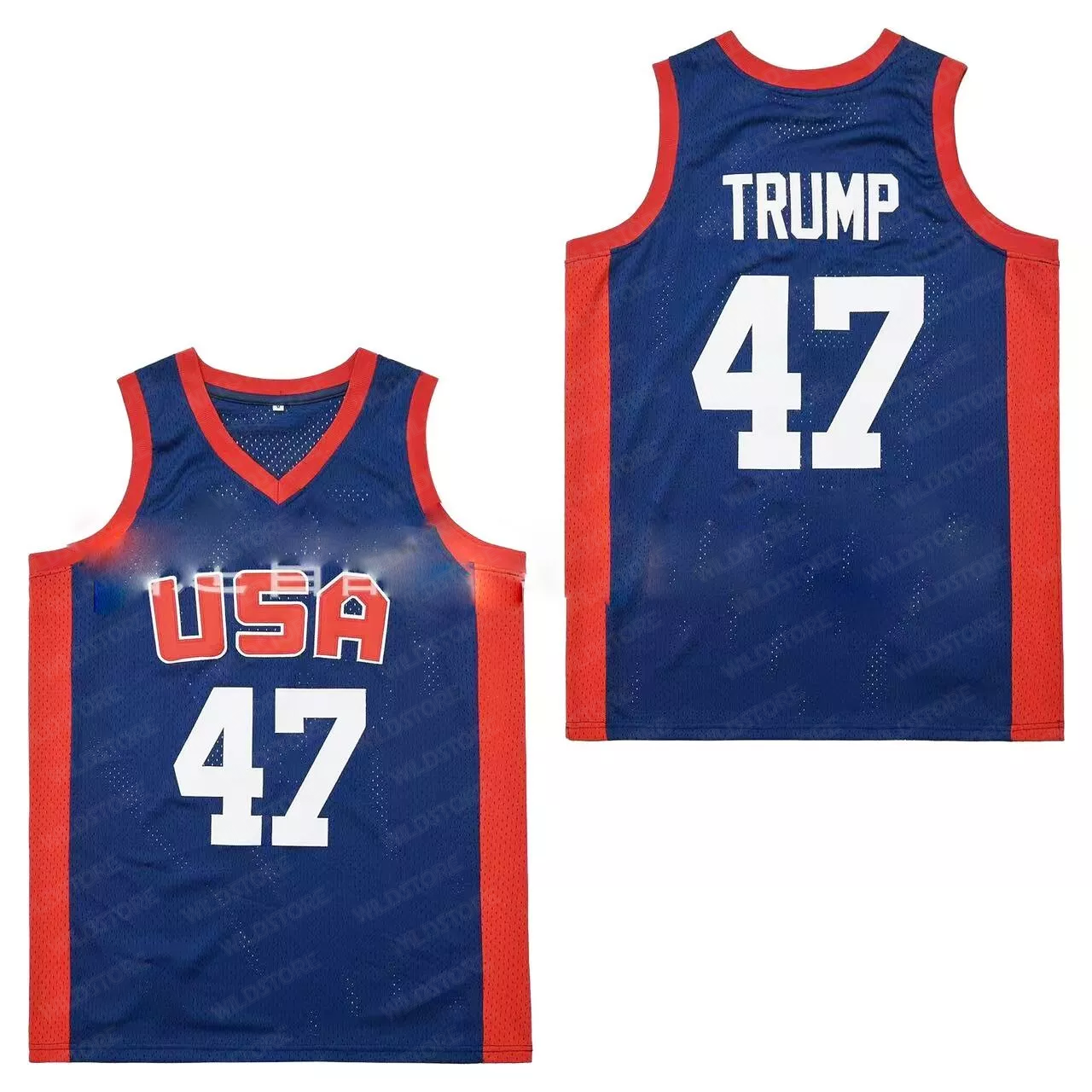 45 47 Movie Basketball Jerseys Stitched S-3XL You Missed Twice Make strong again Sports Jerseys
