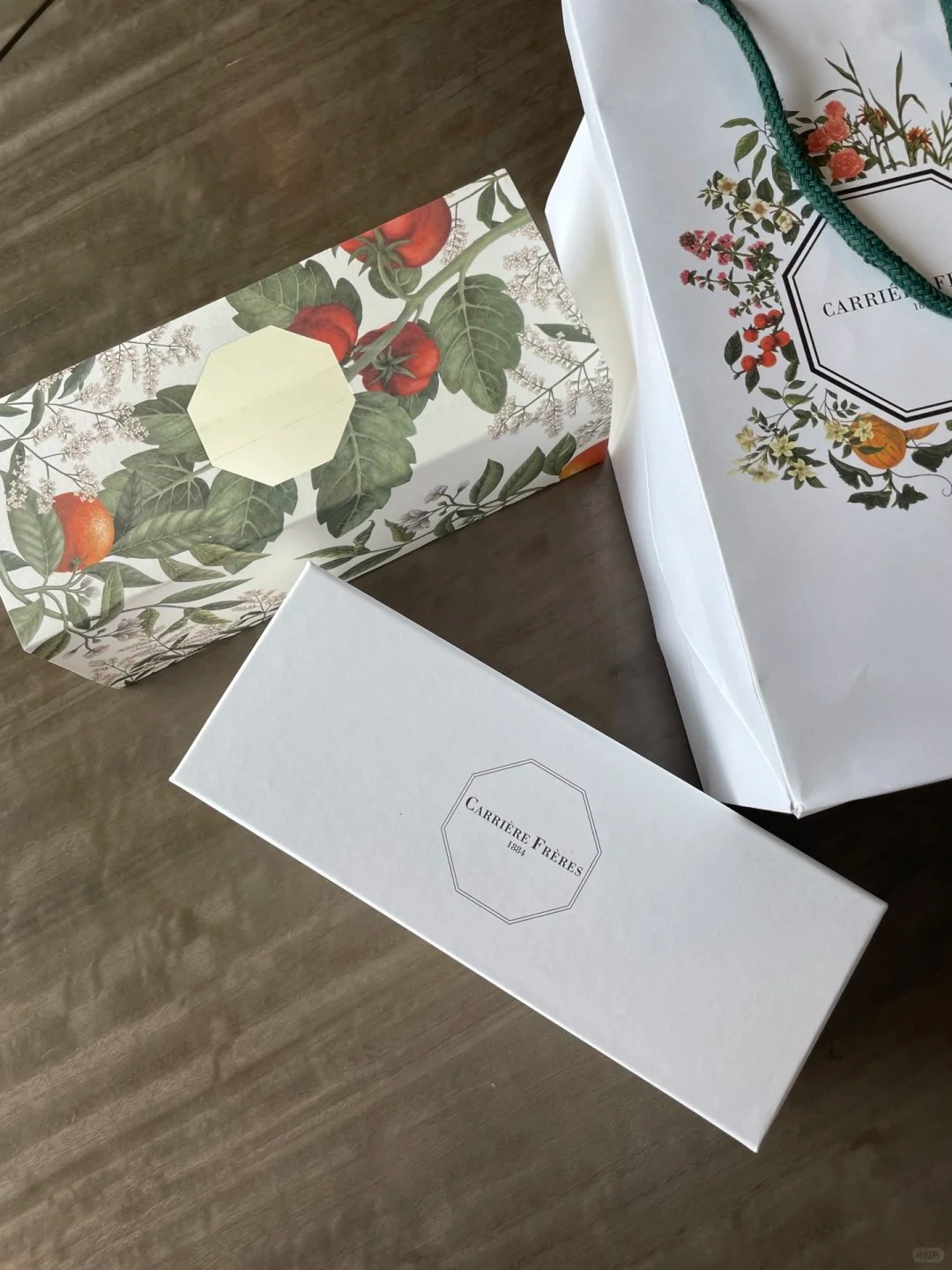 Carriere Freres Incense Candle Set 70g*3 Verveine Verbena Orange Blossom Tomate Tomato Birthday gift Candles