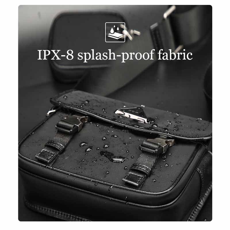 Men's Waterproof Messenger Multi-Functional Vintage Shoulder Casual Travel Large-Capacity Fashion Bag