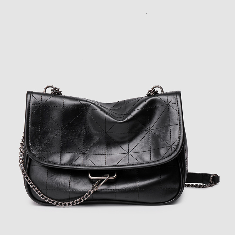 2025S designer New women bag black all-match rock bag shoulder bag messenger bag rhombus chain bag stray bag ladies bag