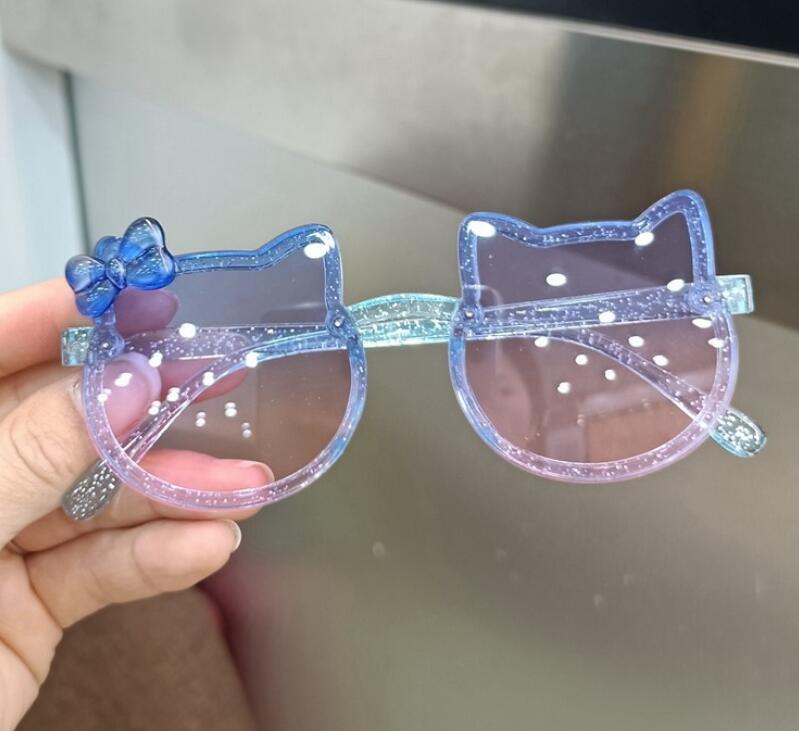 Children Cute Cartoon Sunglasses Child Girls Uv Glasses Birthday Gift for Kid 6Pcs/Set Z260305
