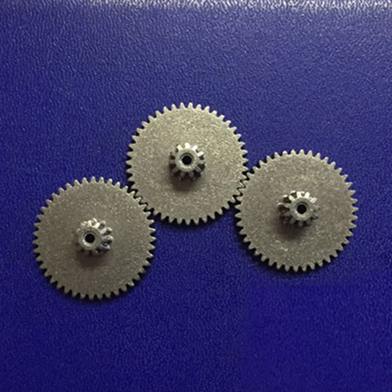 Metal Double Helical Gear - 0.6 Module, 11-tooth & 43-tooth Options - ID 2.0mm for Precision Mechanisms