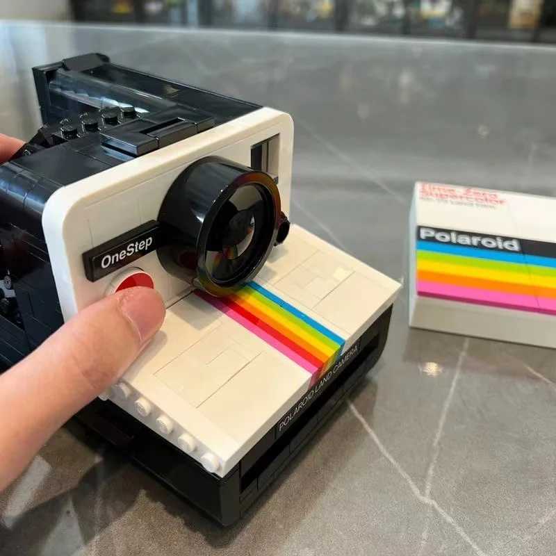 516 particle DIY building blocks SY8001SX-70 camera building blocks educational boys and girls ornaments toysXJ241203