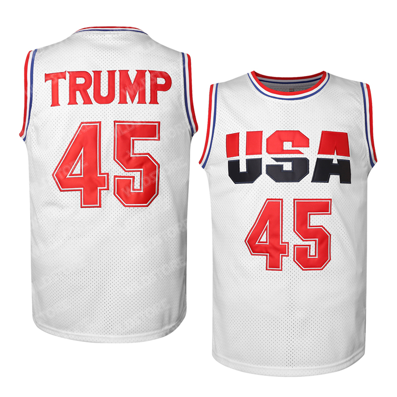 45 47 Movie Basketball Jerseys Stitched S-3XL You Missed Twice Make strong again Sports Jerseys