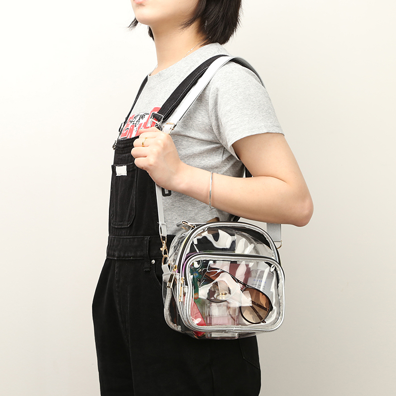 The 2025 new transparent ladies' bag, a small crossbody bag