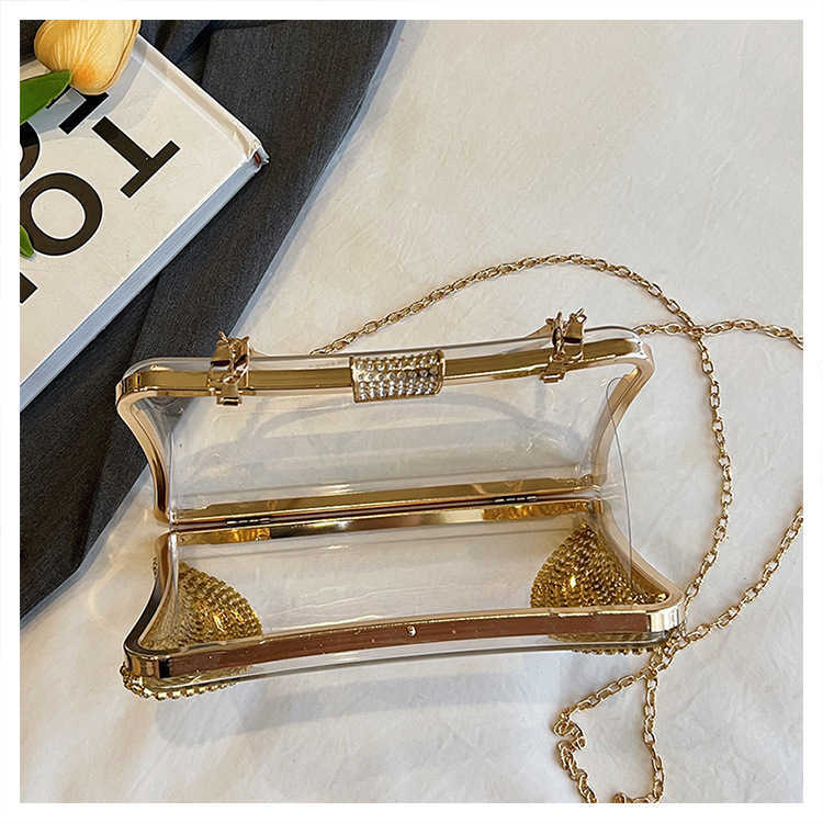 2024 new banquet bag, high-end fashion chain bag, personalized Korean version women's bag