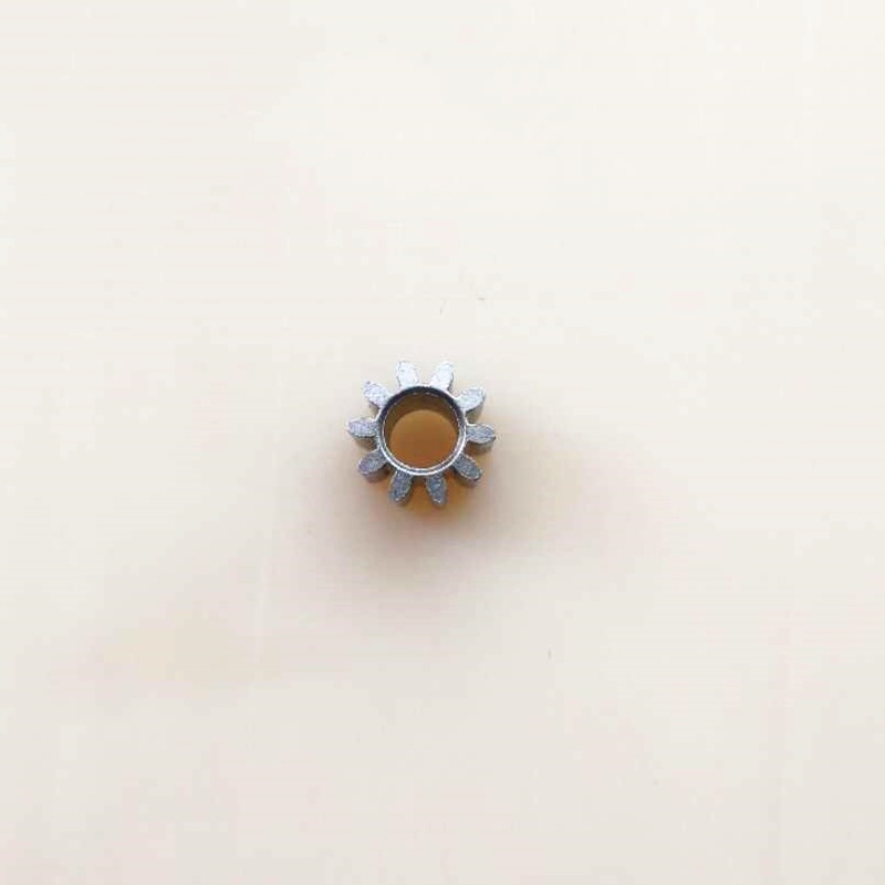 Cylinder Straight Gear with 1 Modulation, 10 Teeth, Inner Diameter of 6mm - Metal Precision Gear Made from Iron-Based Powder Metallurgy by Manufacture