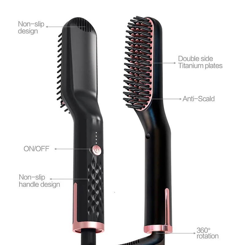 Professional hair brushes accessories mens curly 241202