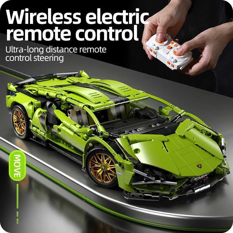 Technical Racing Sport Car Model Building Blocks Ci Mechanical Speed Vehicle Supercar Bricks Puzzle Toys Kid Adult GiftXJ241203