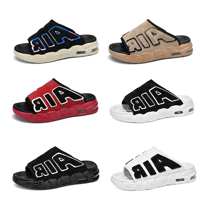 Slippers 2024 Men's Fashion Casual Sports Air Cushion Summer Open-Toe Beach Slipper Designer Mens Slides 1cf