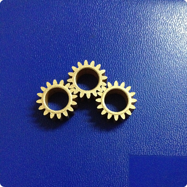 Precision 0.8 Modulus 16-Tooth Brass Gearing - Powder Metallurgy Process, 8.5mm Inside Dimension