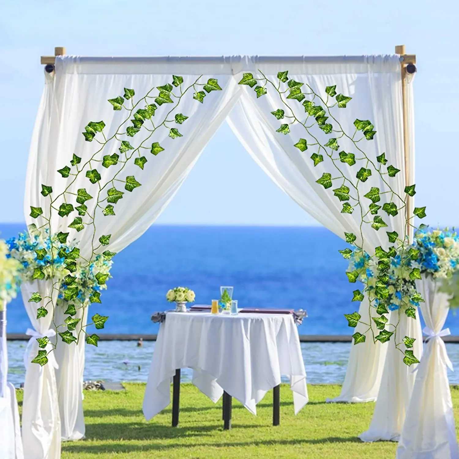 LED Fairy String Lights 2M 20LED Maple Leaf Garland Christmas Fairy Lights for Fence Home Bedroom Wall Patio Decoration Z241203