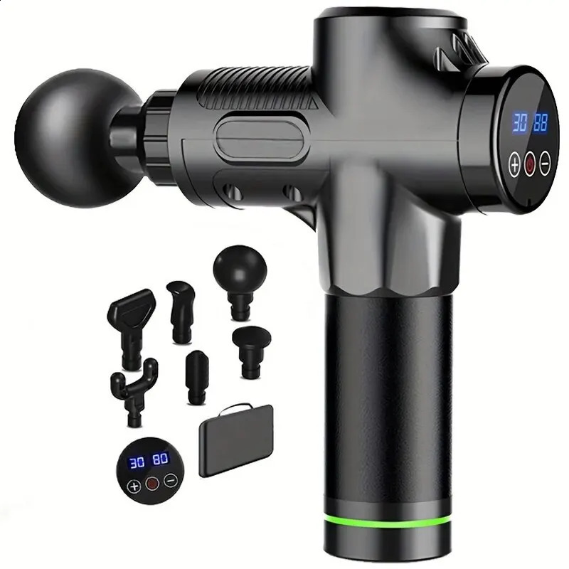 Portable Fascia Gun Vibration Massage Gun For Body Neck Back Deep Muscle Relaxation Fitness Slimming One Head 241203