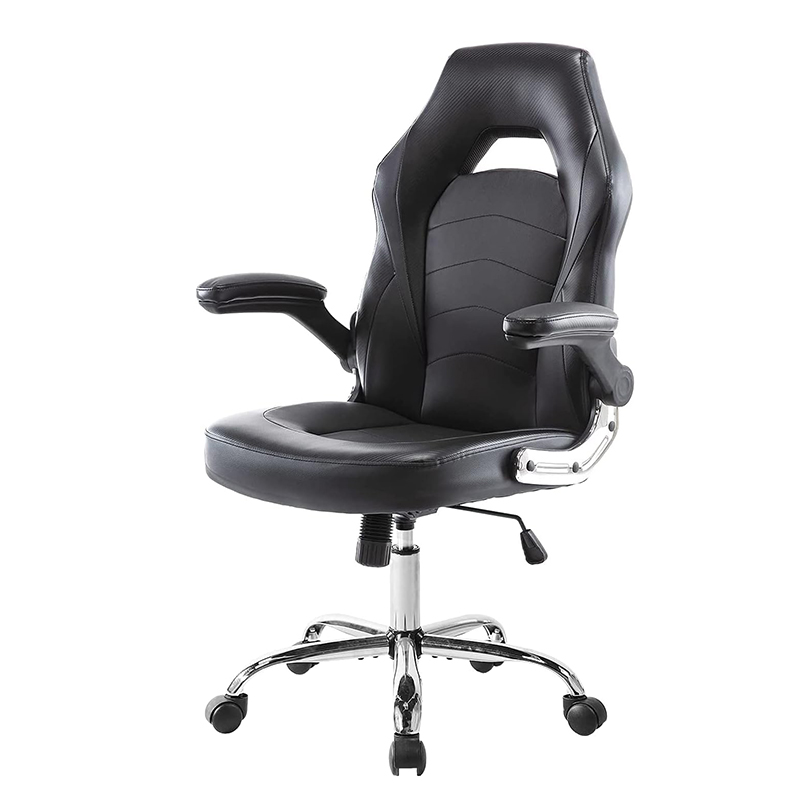 Modern High-Back Computer Chair with Lumbar Support - Easy Assembly Required