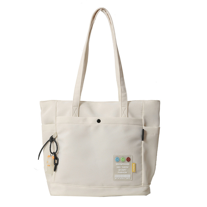 2025 new College Students Commuting to Class, Large Capacity Handheld Big Women's New Casual Canvas Bag, One Shoulder Tote Bag