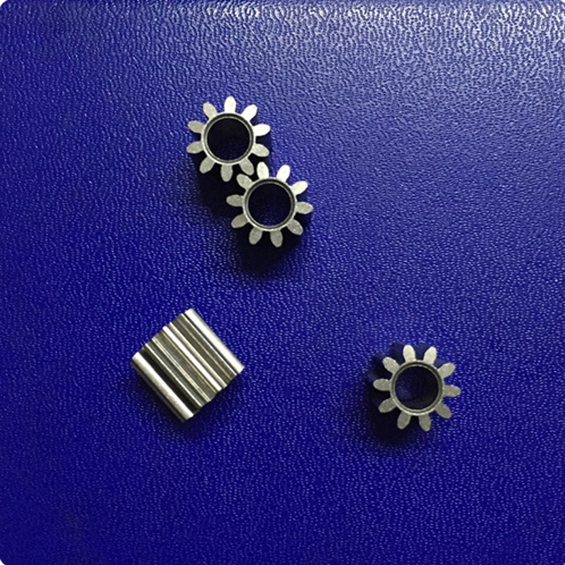 Cylinder Straight Gear with 1 Modulation, 10 Teeth, Inner Diameter of 6mm - Metal Precision Gear Made from Iron-Based Powder Metallurgy by Manufacture