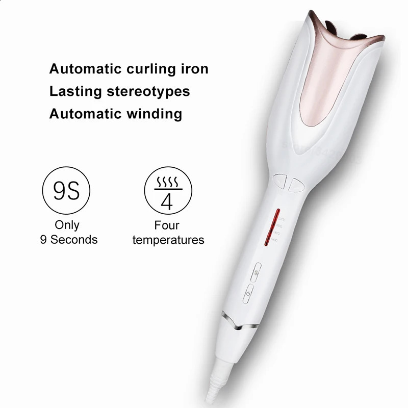 Automatic Ceramic Rotating Professional Rose Air Spin Curl Curler for All Hair Types tulip shape hair curler 241203