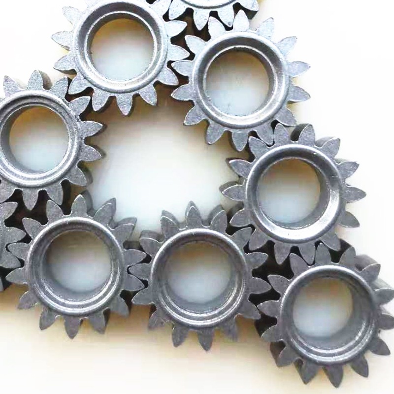 Modulus 1.0 Spur Gear - 14 Teeth, Powder Metallurgy Iron Base, Inner Diameter 8.0mm, Length 5.6mm