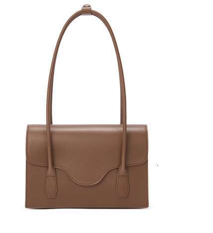 Leather women's shoulder bag, portable envelope, fashionable and simple armpit bag, crossbody bag