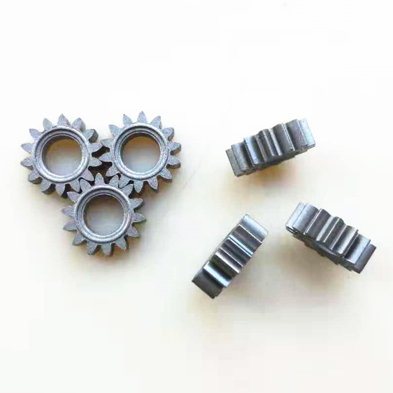 Modulus 1.0 Spur Gear - 14 Teeth, Powder Metallurgy Iron Base, Inner Diameter 8.0mm, Length 5.6mm