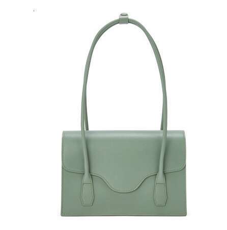 Leather women's shoulder bag, portable envelope, fashionable and simple armpit bag, crossbody bag