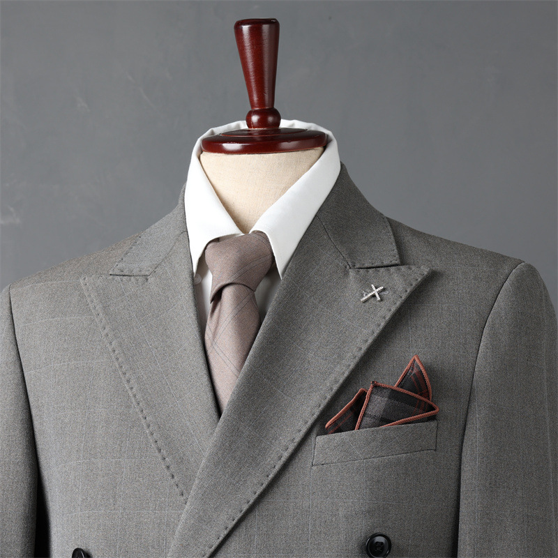 K351 Men's Autumn Casual Western Jacket - Business Suit with Trendy Design